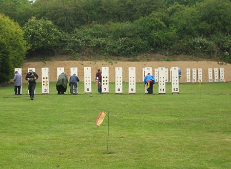 Outdoor 100 yards Small-bore Rifle Shooter